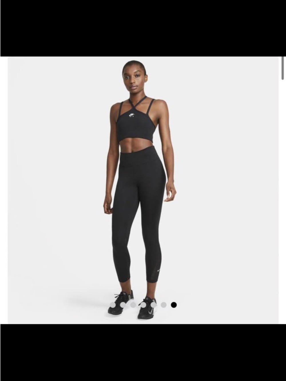 Nike One Women's Mid-Rise 7/8 Mesh-Panelled Leggings